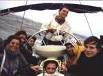 Novembre 1999 - Hyeres (Francia), Romina, Silvia, Valentina, Elisabetta, Fabiano, Bruno e Stefano