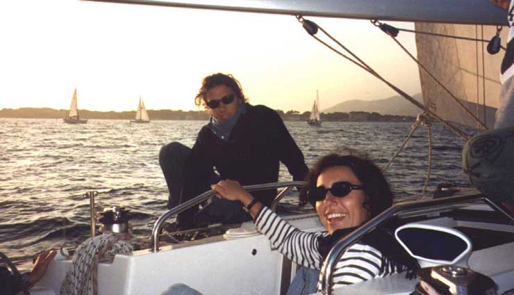 Novembre 1999 - Hyeres (Francia), Elisabetta e Bruno