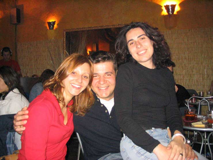 Aprile 2004 - Milano, Jessica, Alessandro ed Elisabetta