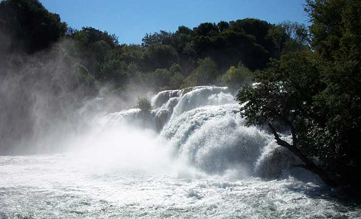 Agosto 2002 - Croazia, Le cascate di Krka