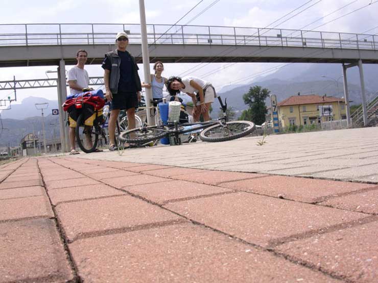 Agosto 2004 - Trento - Antonio, Bruno, Laura ed Elisabetta