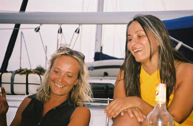 Agosto 2003 - Croazia, Stefania e Sisa