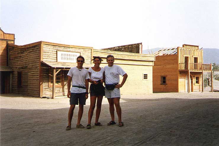 Agosto 1999 - Tabernas (Spagna) - Bruno, Elisabetta e Fabiano